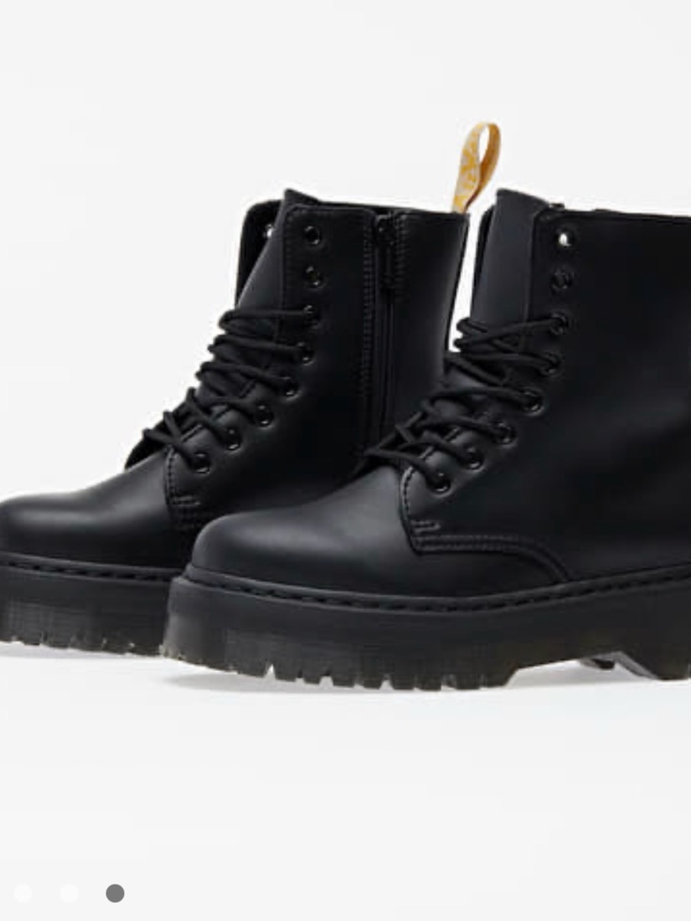 Dr. Doc Marten Vegan Jadon II Boot Mono Platforms US 8M /9L (Unisex) - Picture 4 of 10
